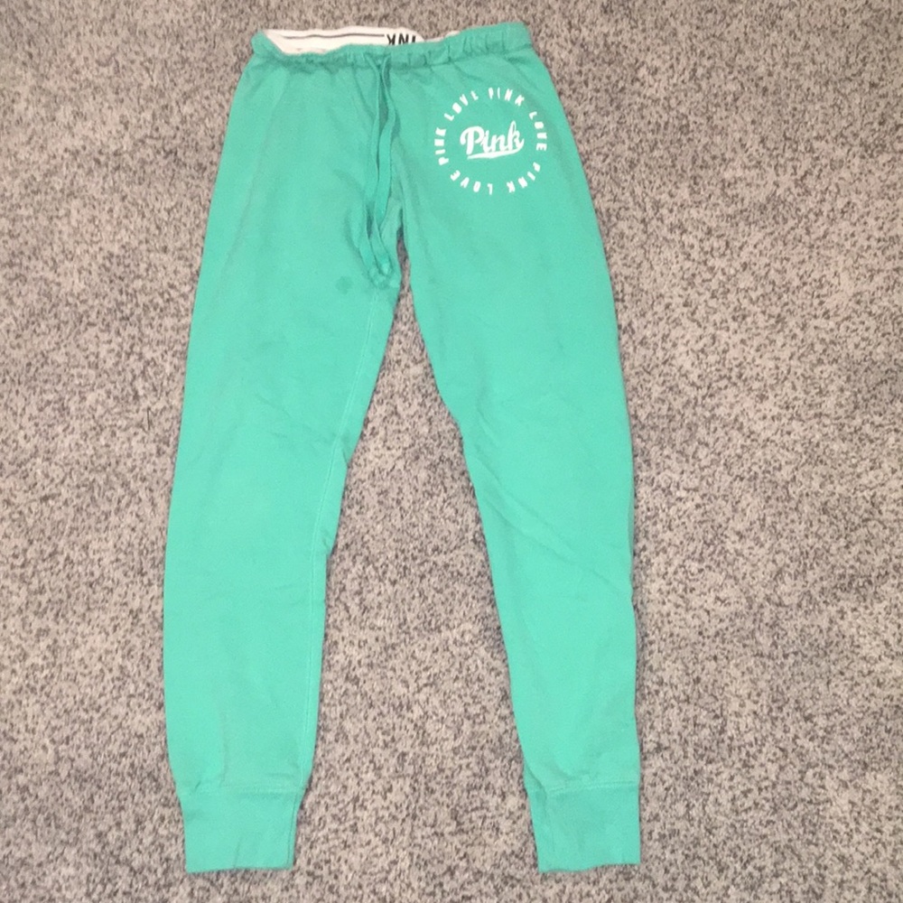 Green Vs pink sweats
